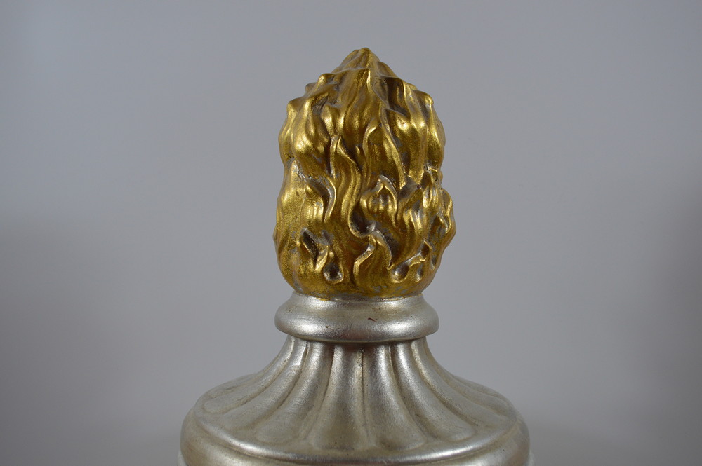 Decorative Silver and Gold Urn