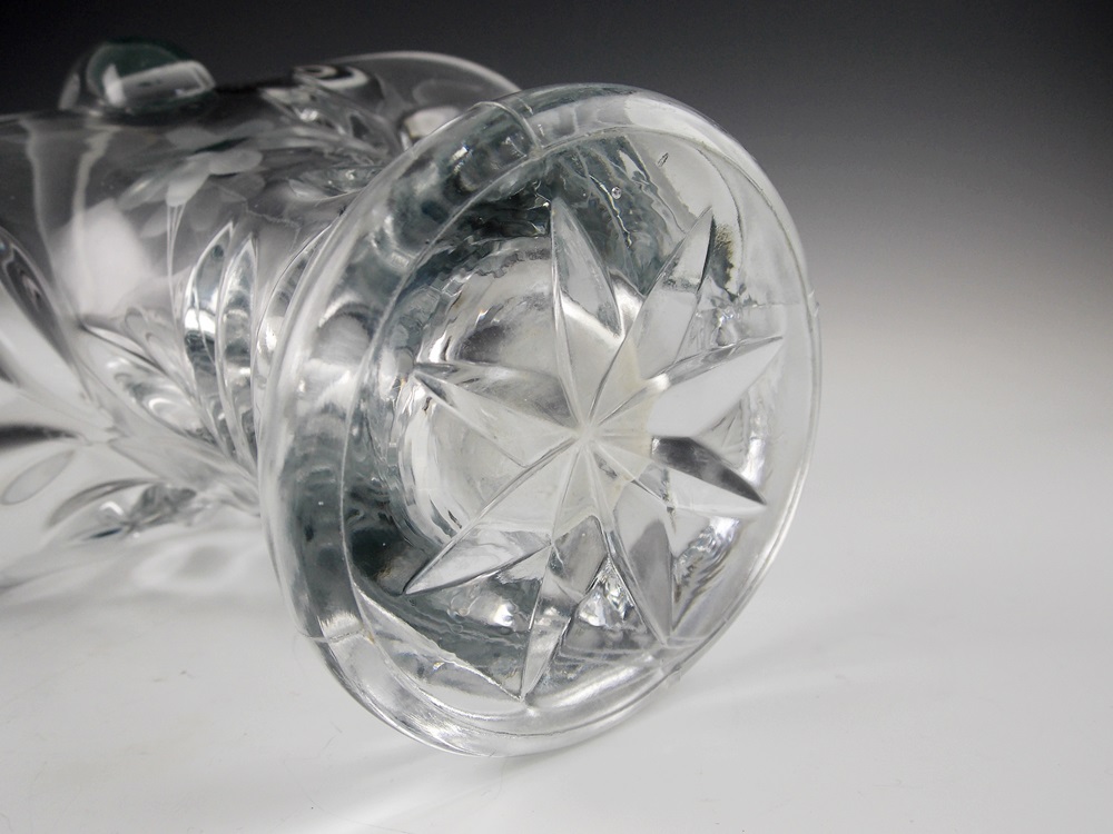 Vintage crystal basket