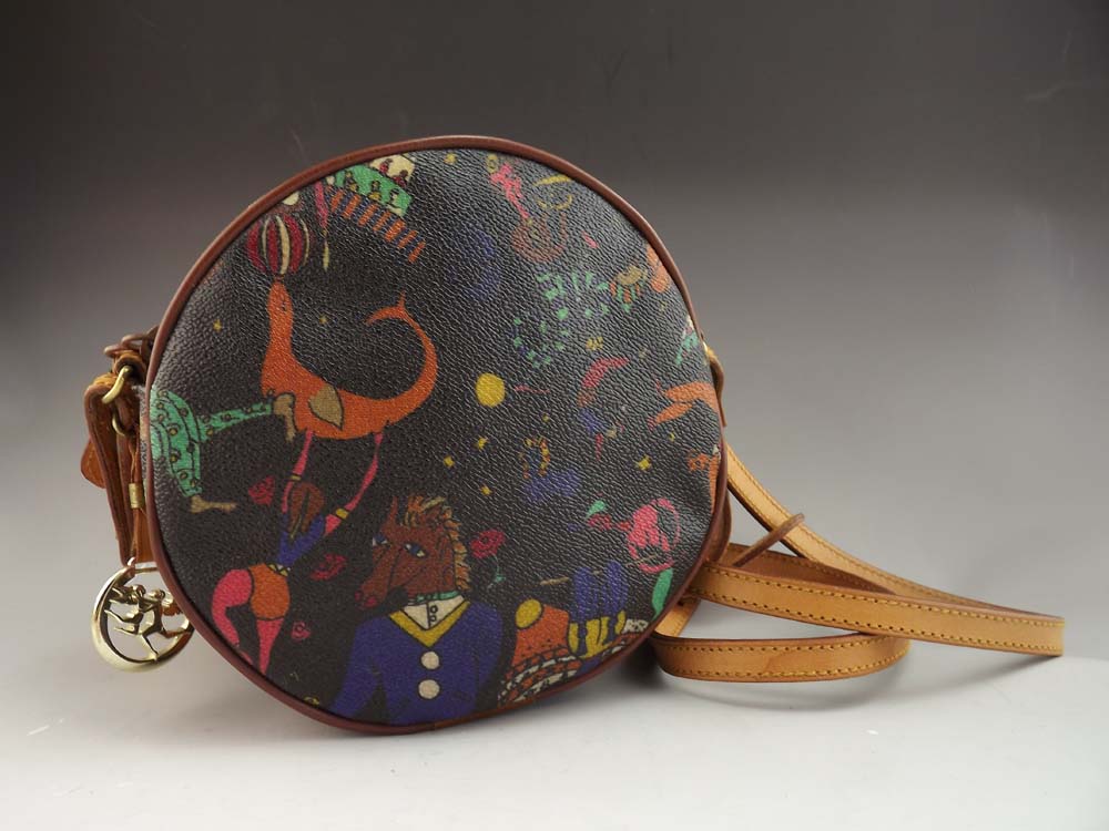 Piero Guidi Magic Circus Leather Shoulder Bag