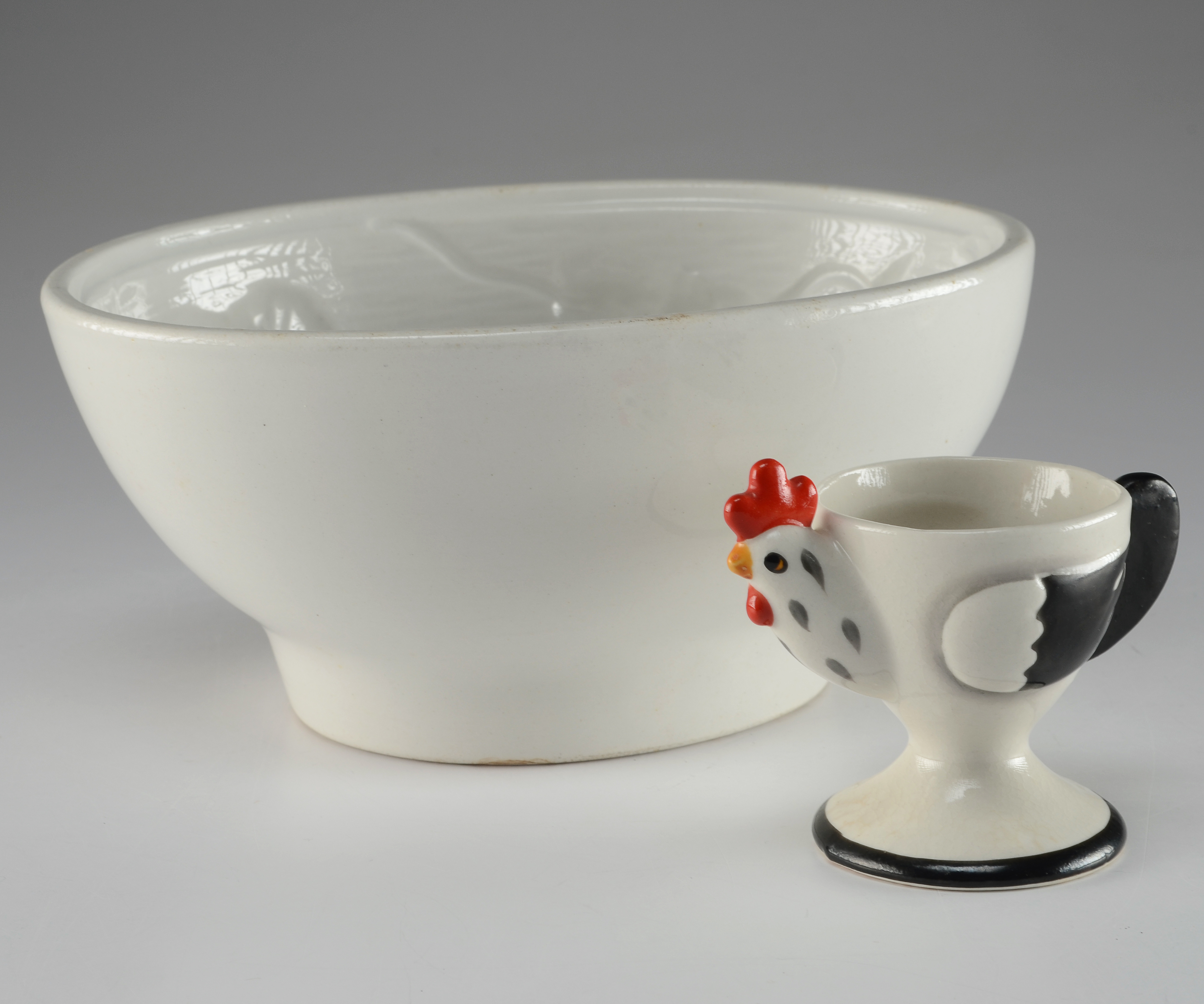 White serving bowl