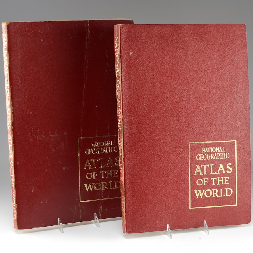 1963 1st Ed. National Geographic Atlas of the World