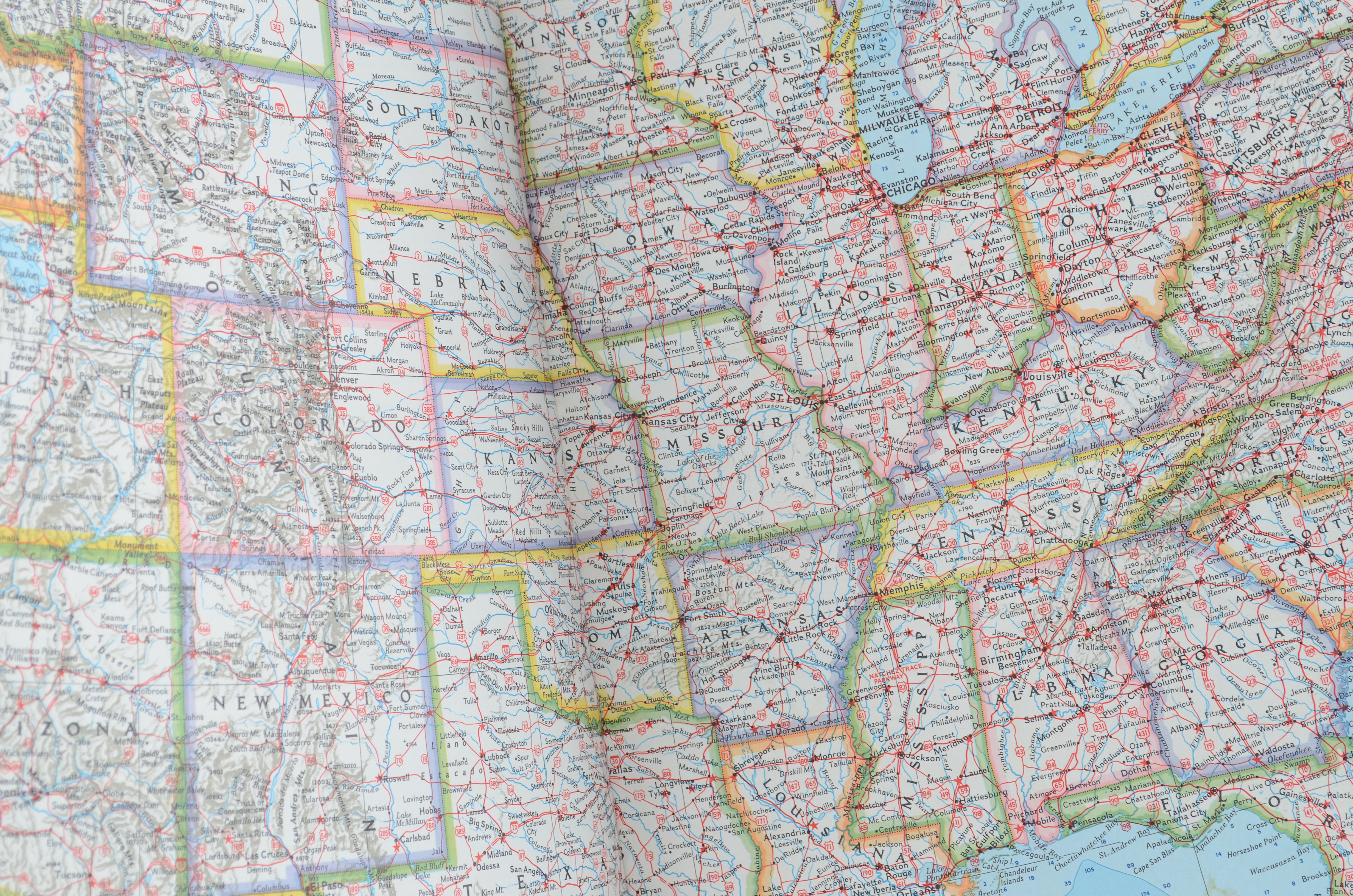 1963 1st Ed. National Geographic Atlas of the World