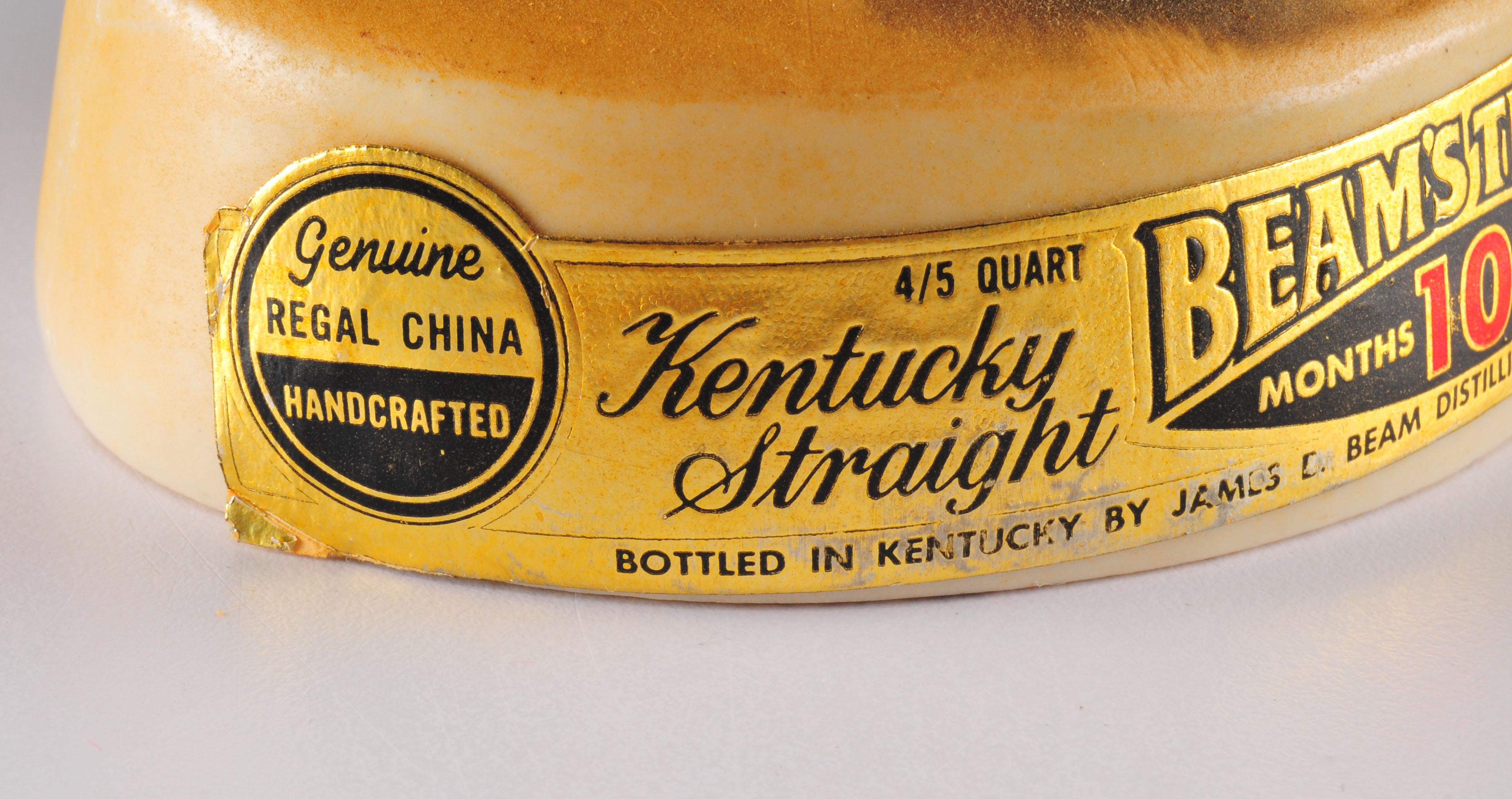 Vintage Jim Beam liquor bottle