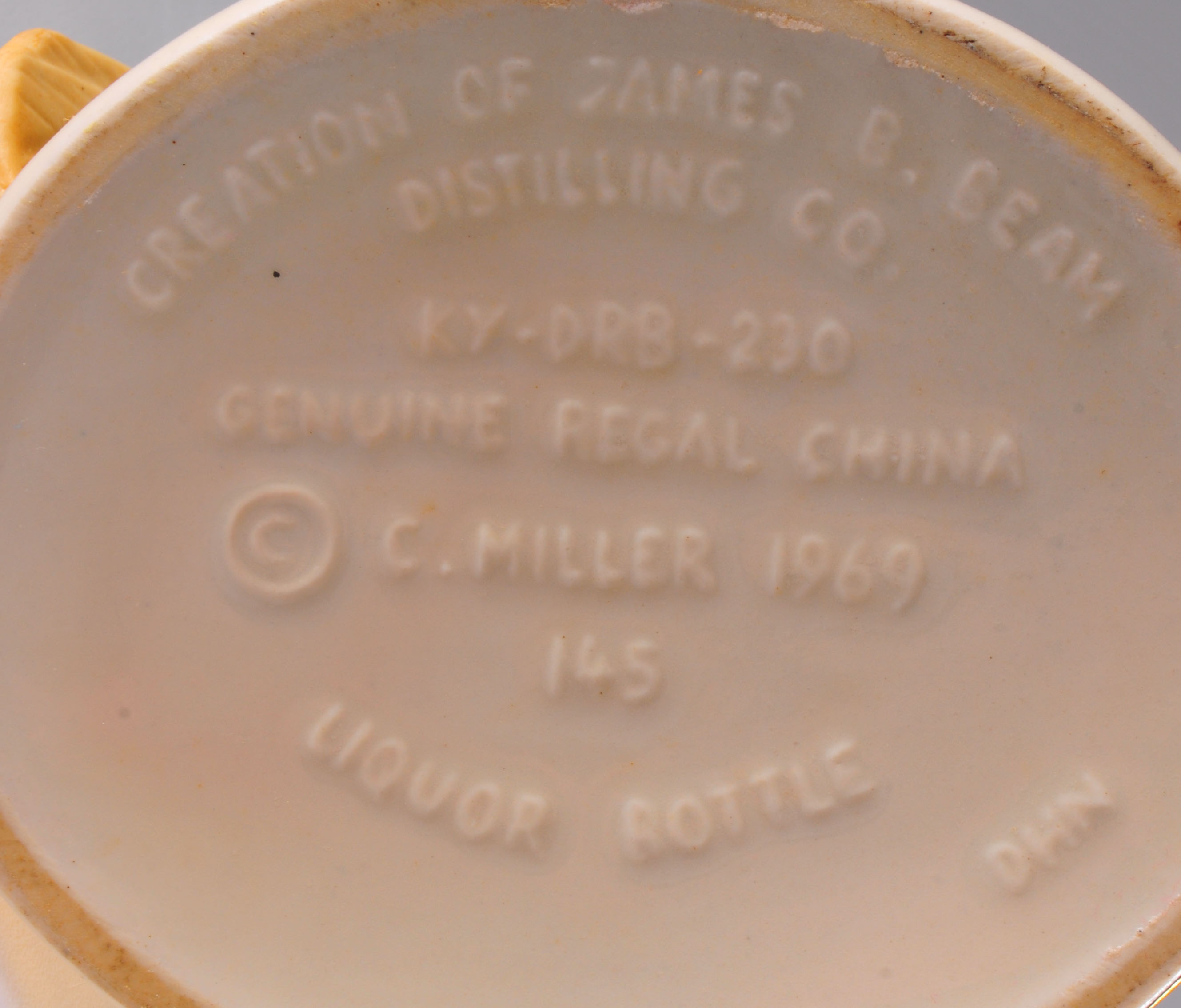 Vintage Jim Beam liquor bottle