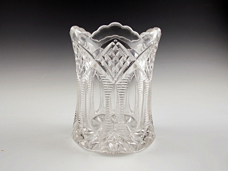Vintage pressed glass spooners