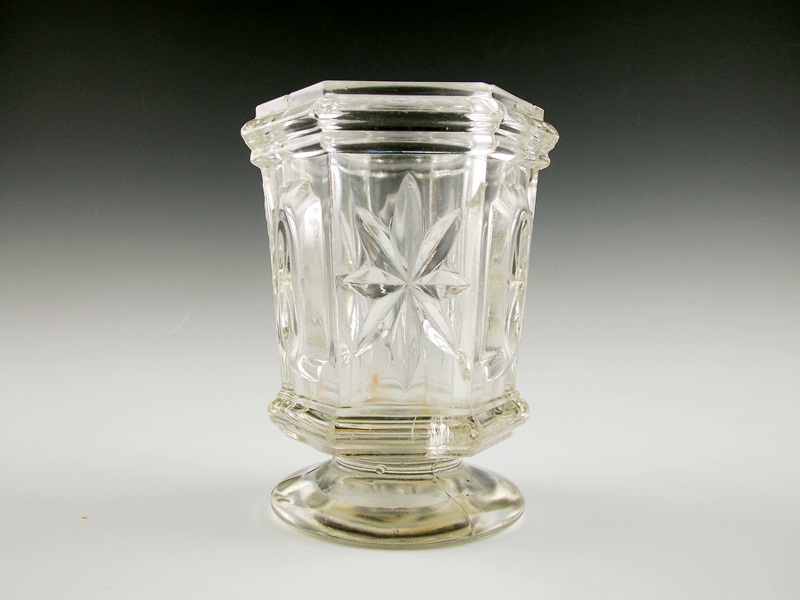 Vintage pressed glass spooners