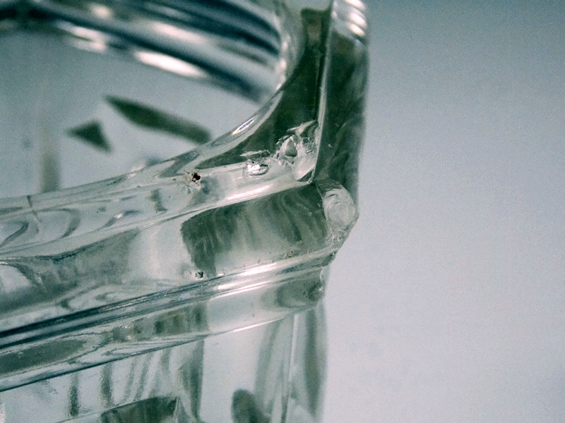 Vintage pressed glass spooners