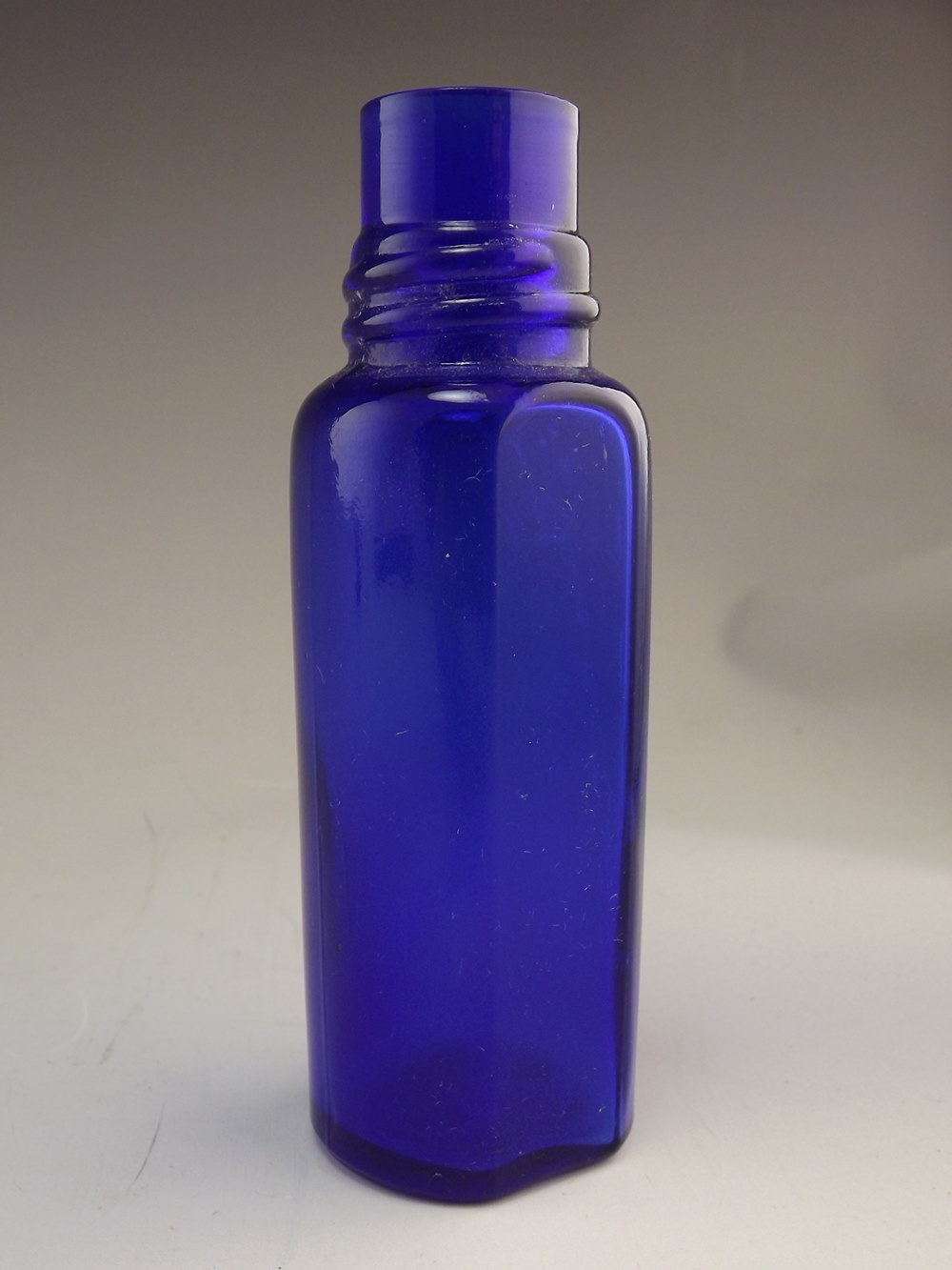 Vintage Cobalt Blue Perfume Bottle