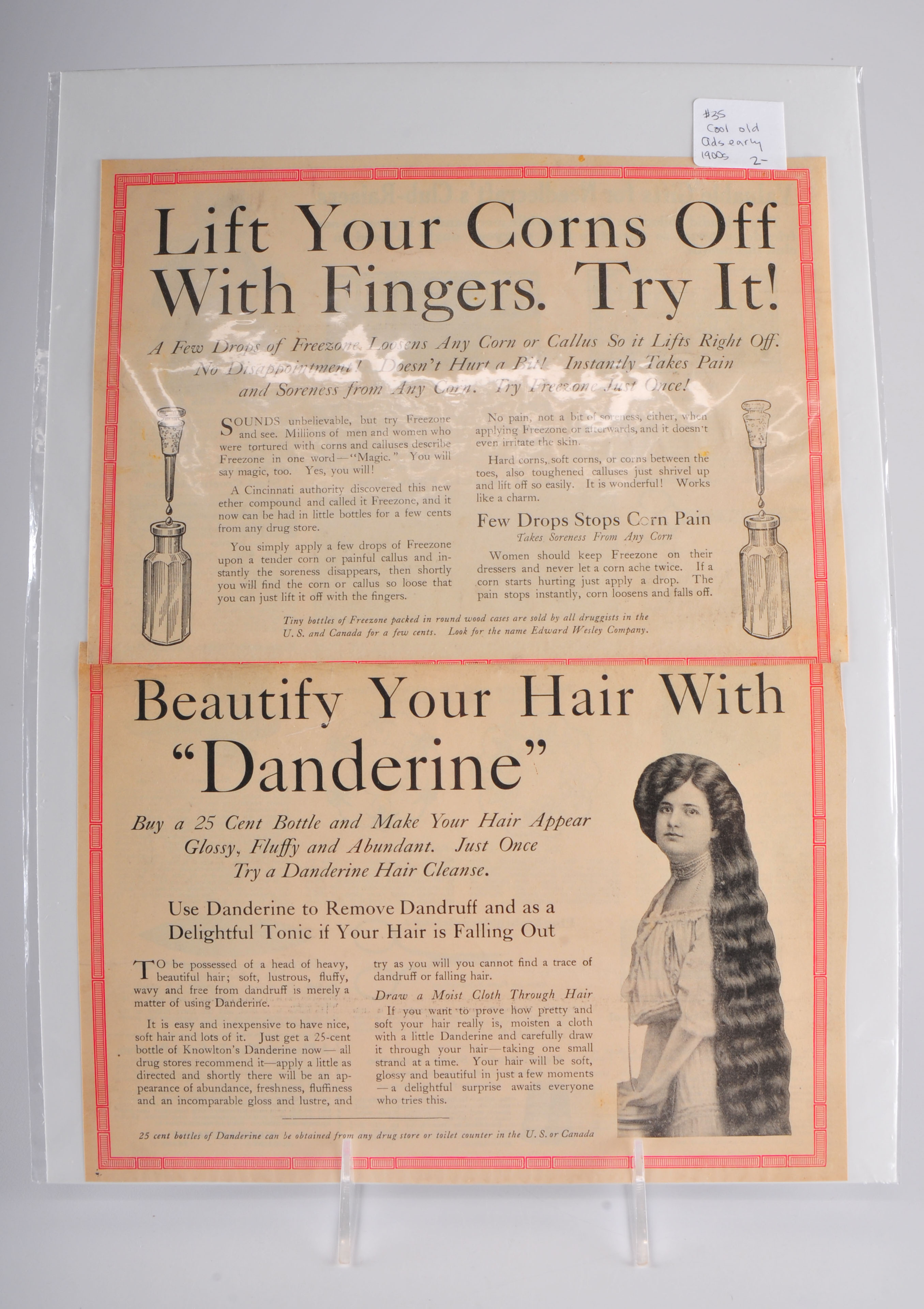 Vintage advertisement for cleaning and household products