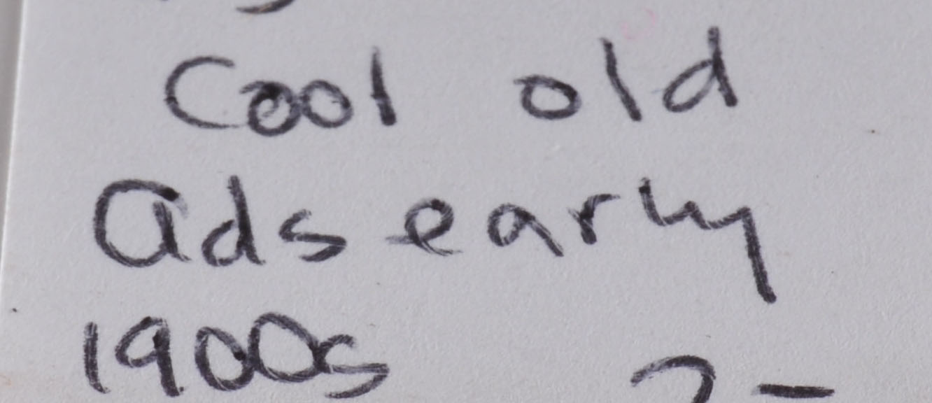 Vintage advertisement for cleaning and household products