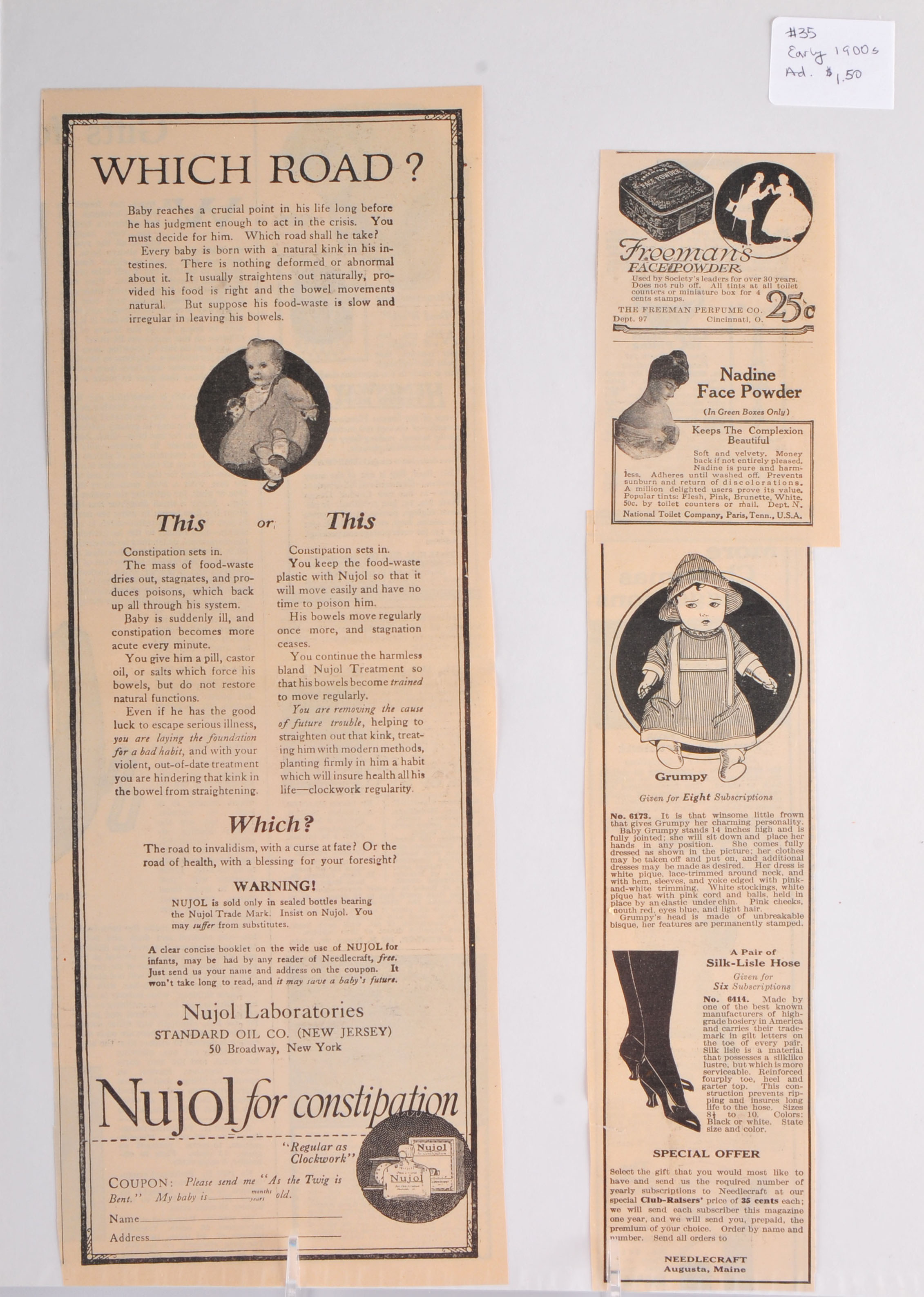 Vintage advertisement for cleaning and household products