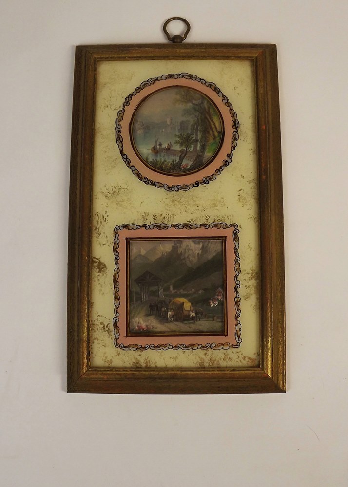 Vintage Sungott Hand Tinted Engravings