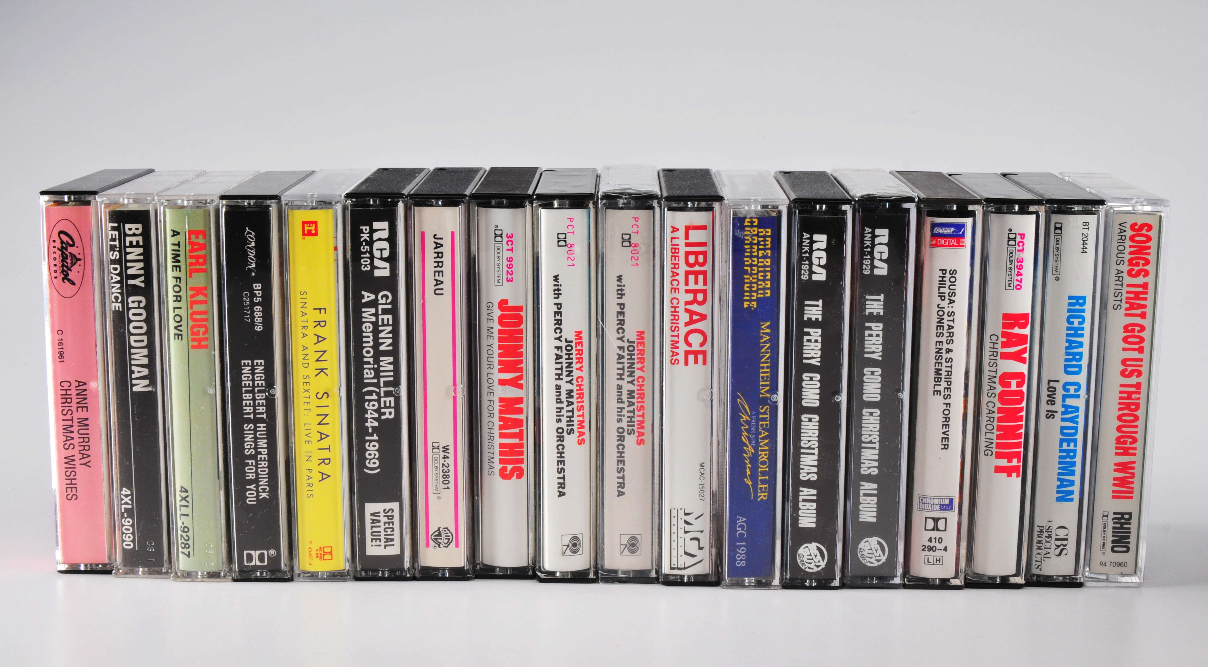 Lot of vintage cassettes
