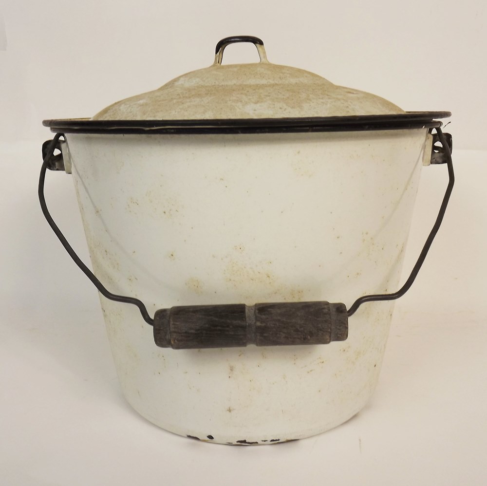 Vintage White Graniteware Group