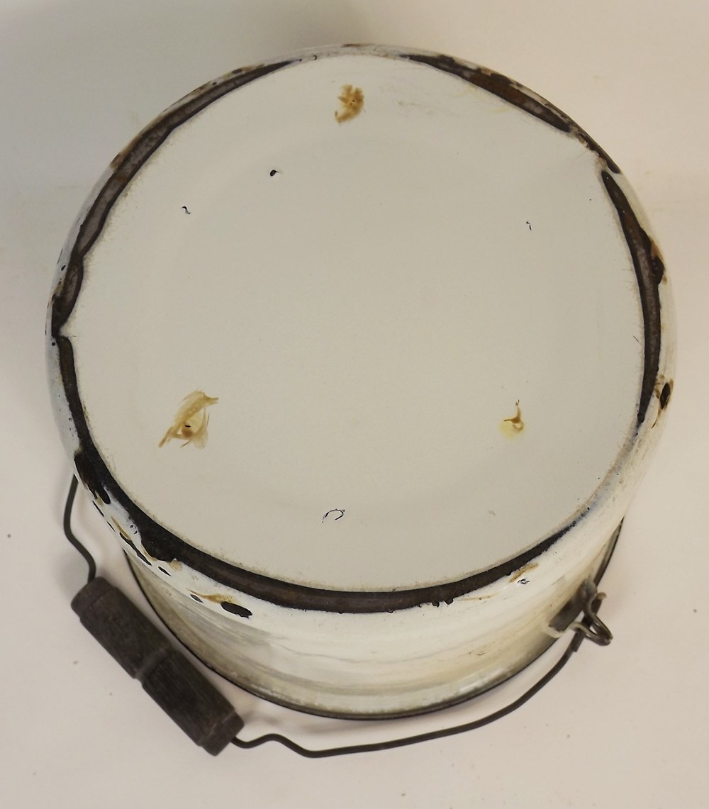 Vintage White Graniteware Group