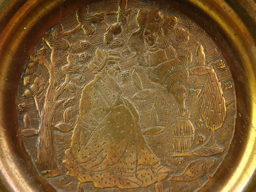 Vintage  Embossed Copper Plates