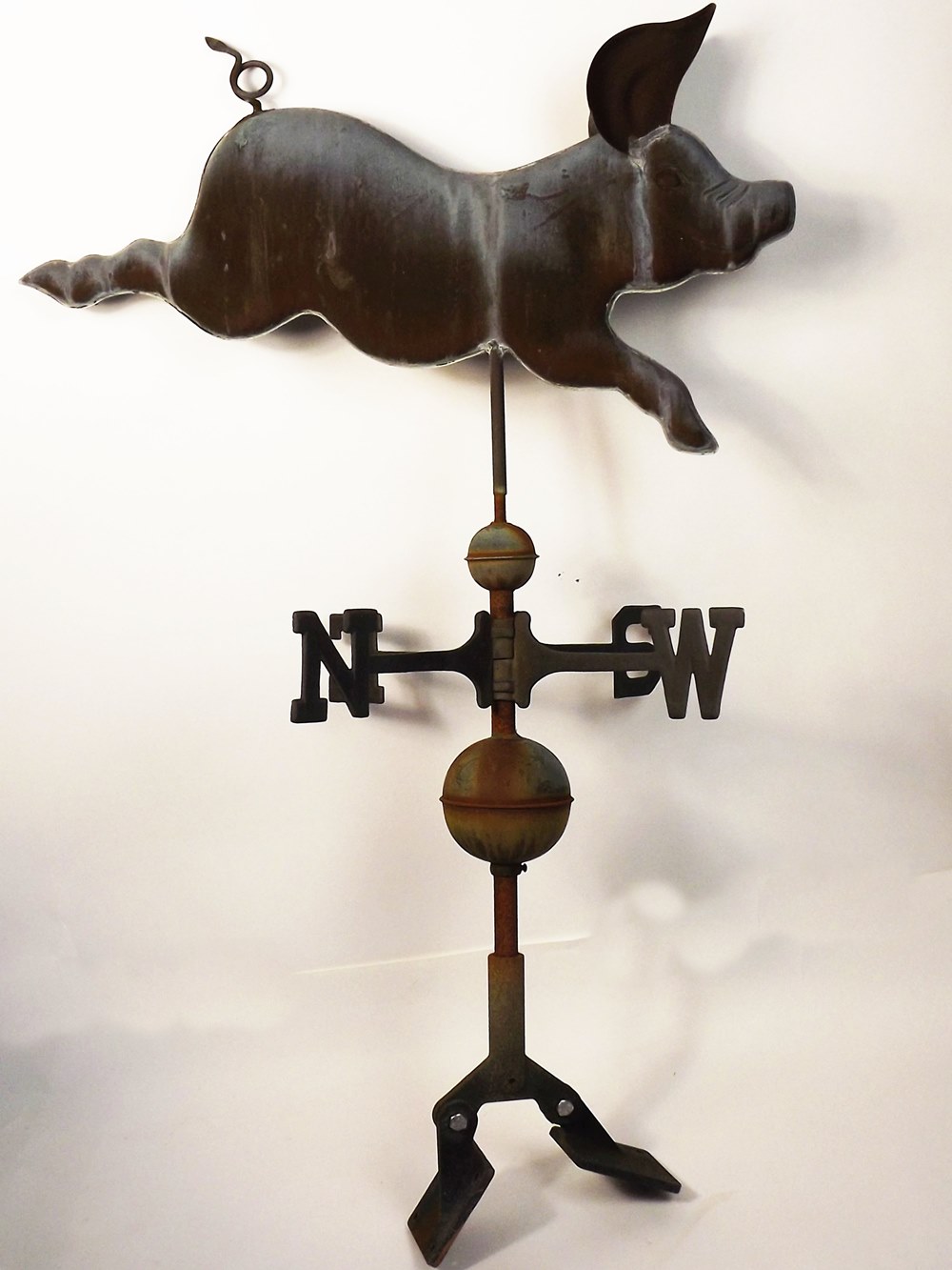 Copper Pig Weathervane