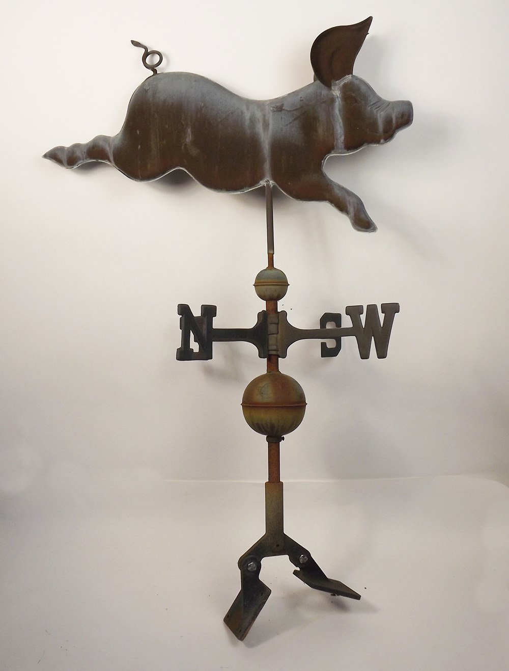 Copper Pig Weathervane