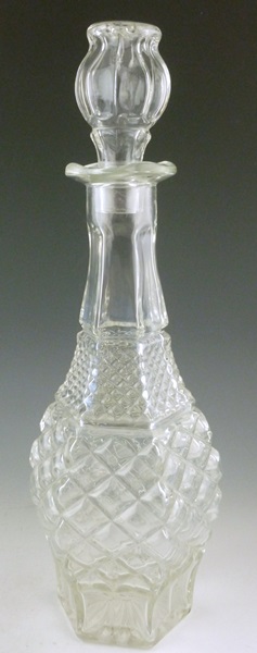 Glass Decanter with Cordials 
