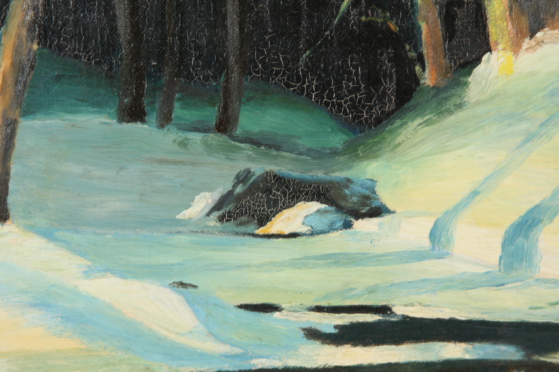 An original oil on board painting signed Vincze 