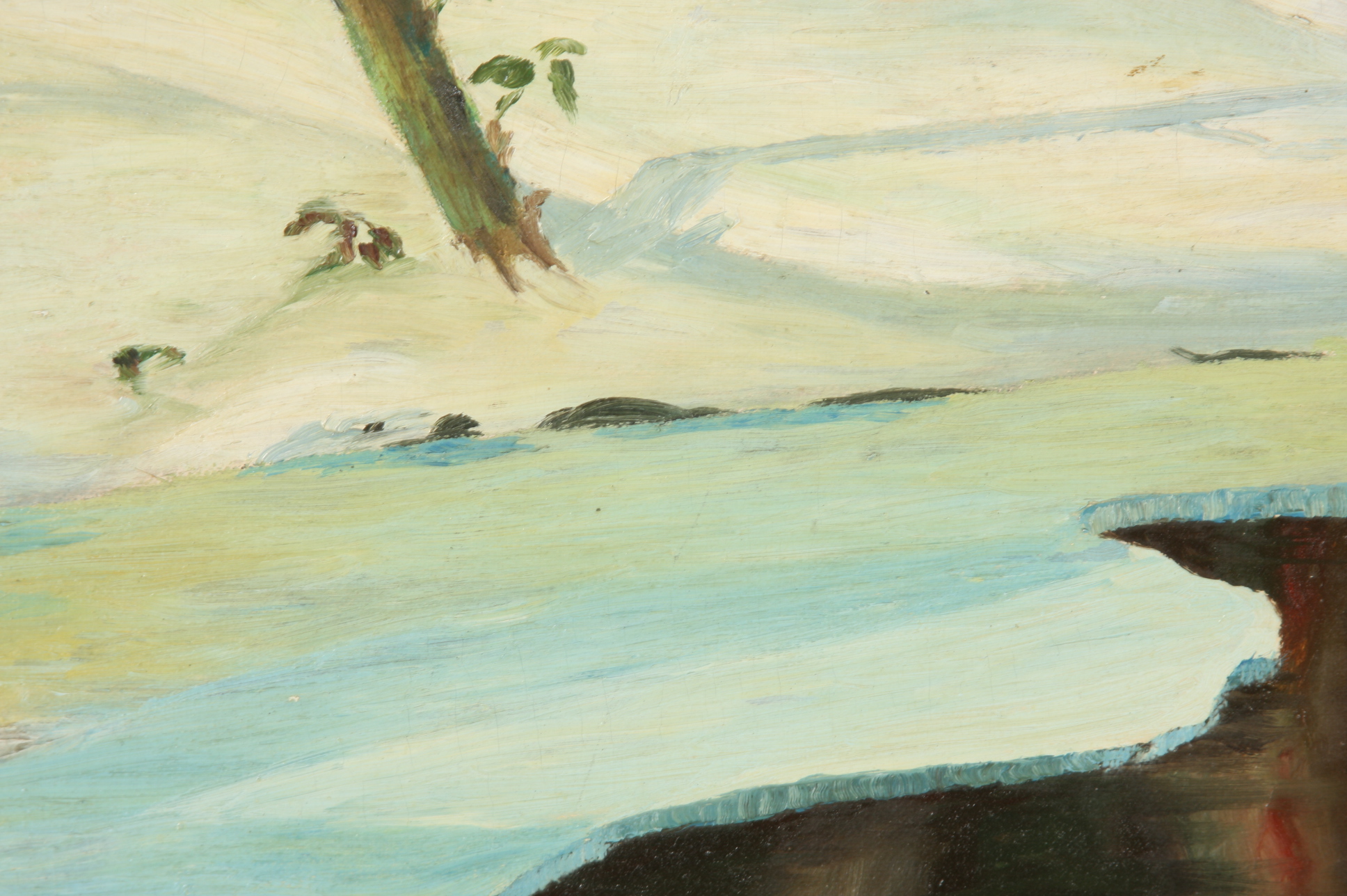 An original oil on board painting signed Vincze 