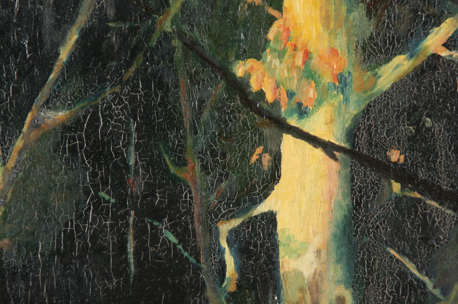 An original oil on board painting signed Vincze 