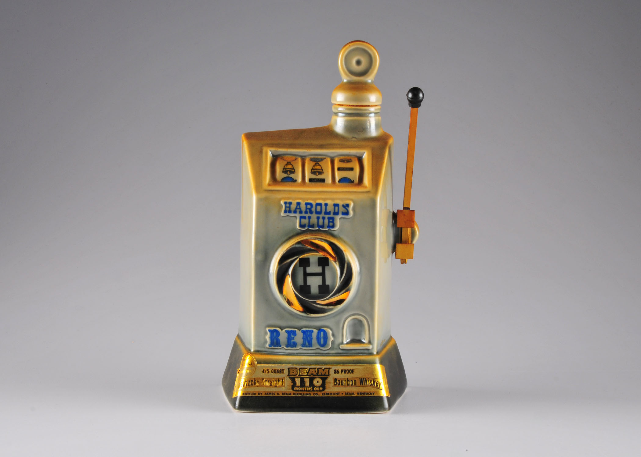 Jim Beam "Harold's Club" liquor bottle