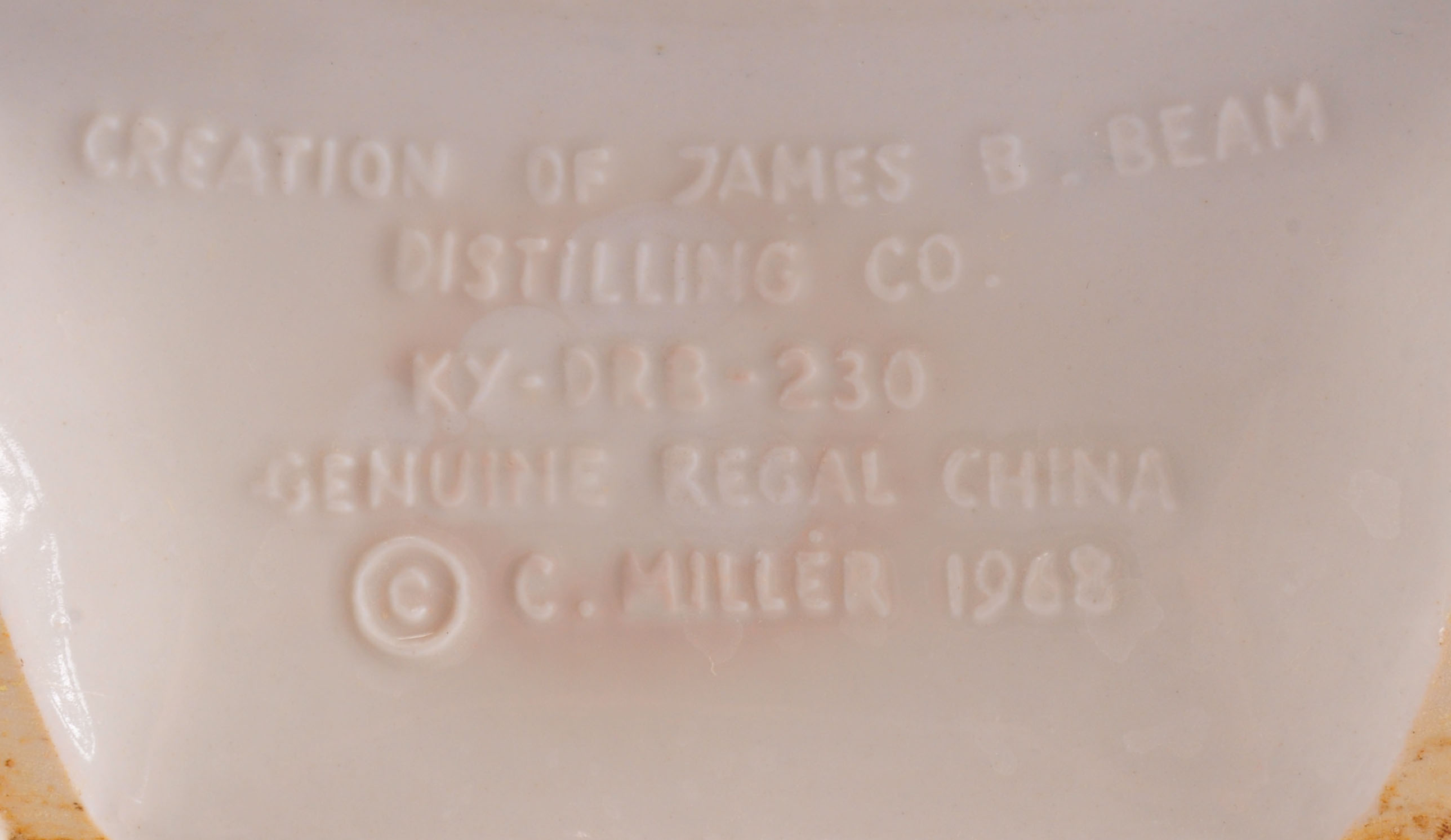 Jim Beam "Harold's Club" liquor bottle