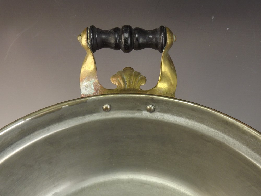 Fitz and Floyd Pots de Creme Set, Couroc Trays, Brass Fondue Pot