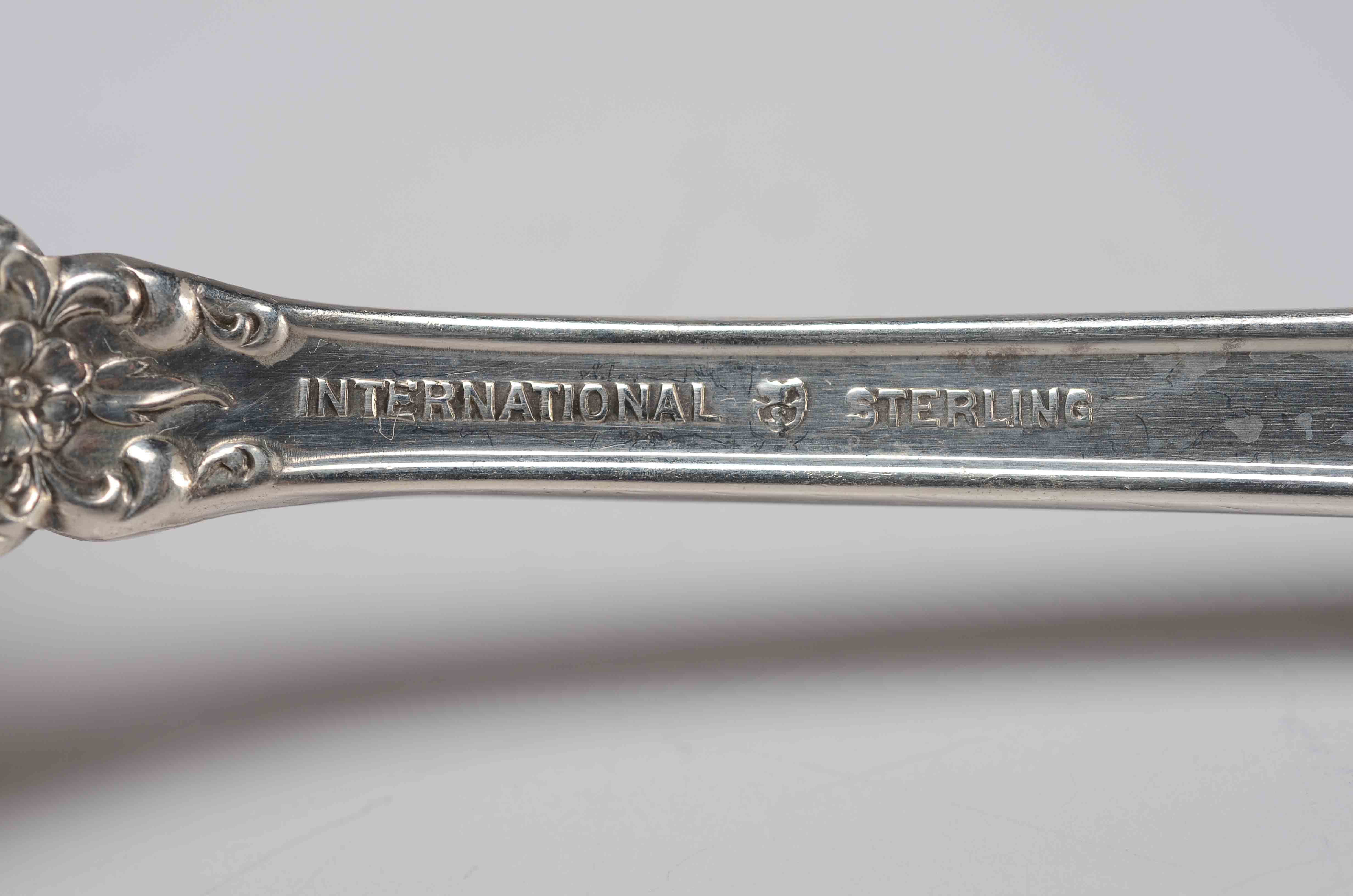 International Sterling "Prelude" Pattern Sterling Silver Flatware