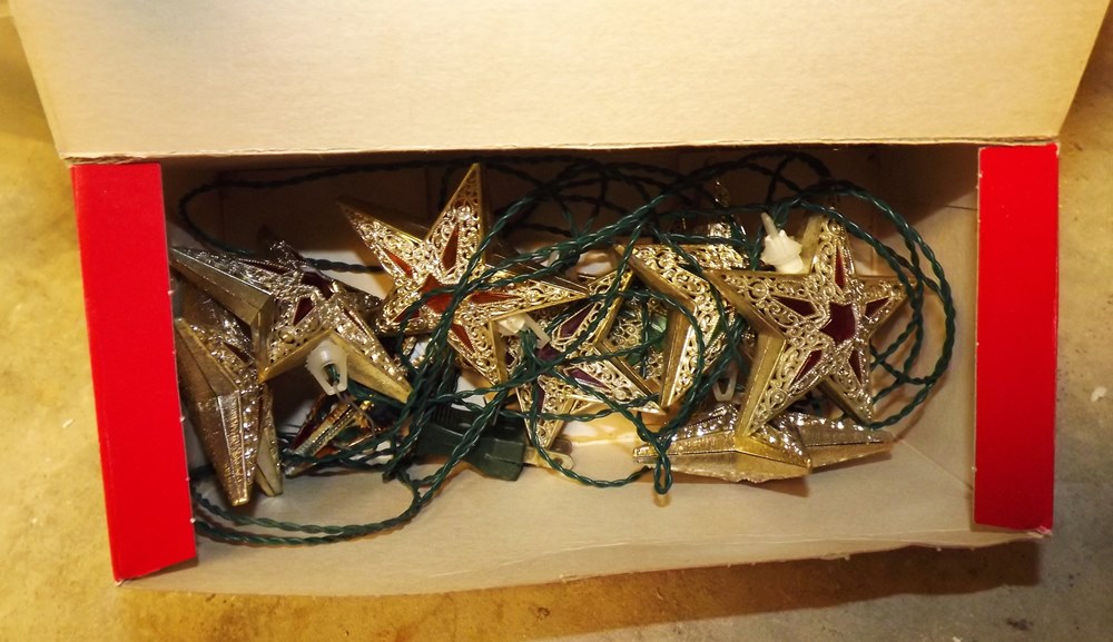 Collection of Vintage and Modern Christmas Lights