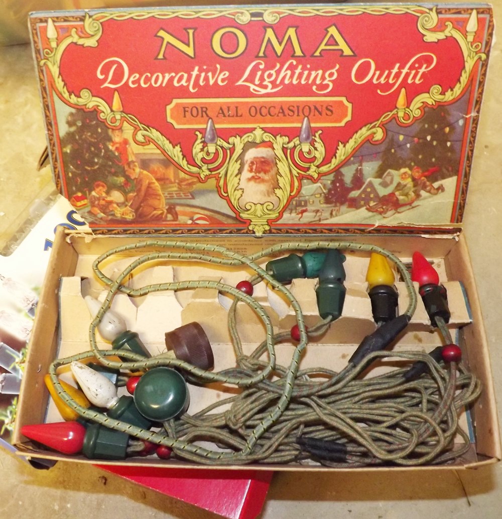 Collection of Vintage and Modern Christmas Lights