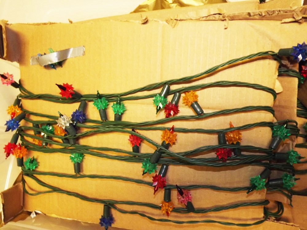 Collection of Vintage and Modern Christmas Lights