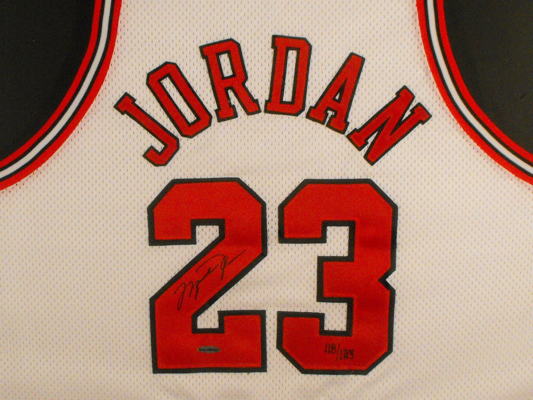Michael Jordan autographed jersey