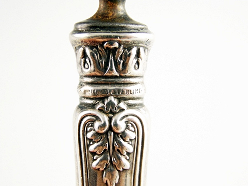 Sterling silver handled carving set