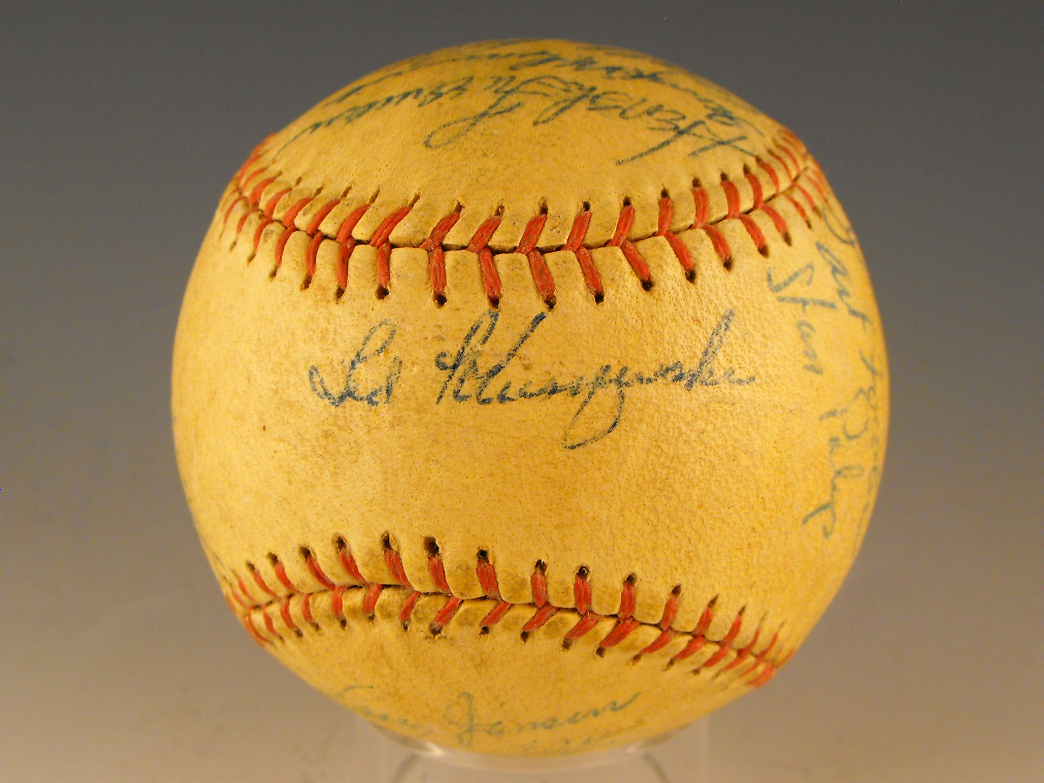 1956 Cincinnati Reds team-signed baseball