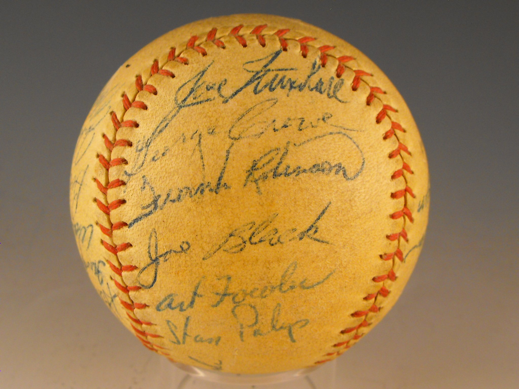 1956 Cincinnati Reds team-signed baseball