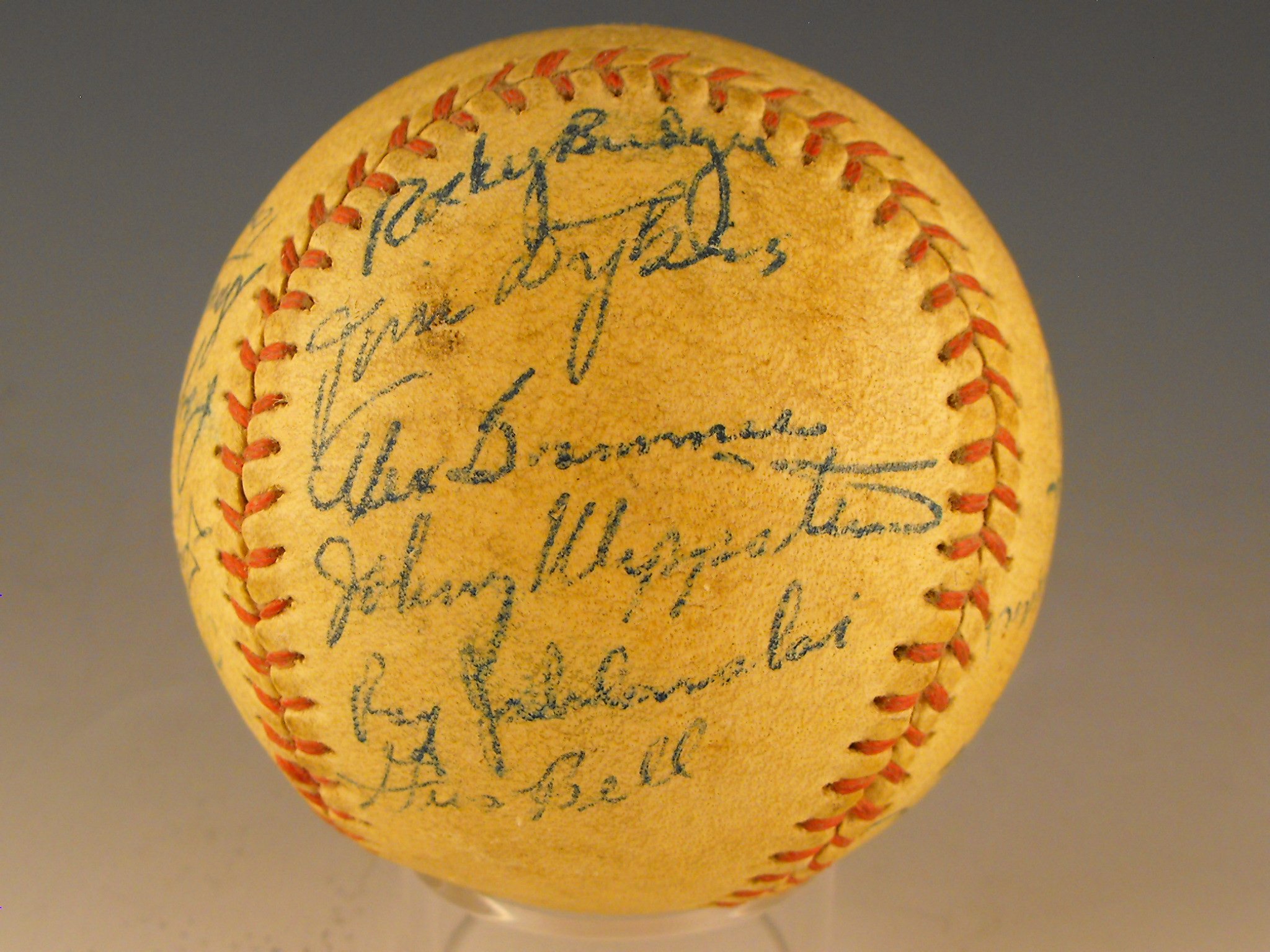 1956 Cincinnati Reds team-signed baseball