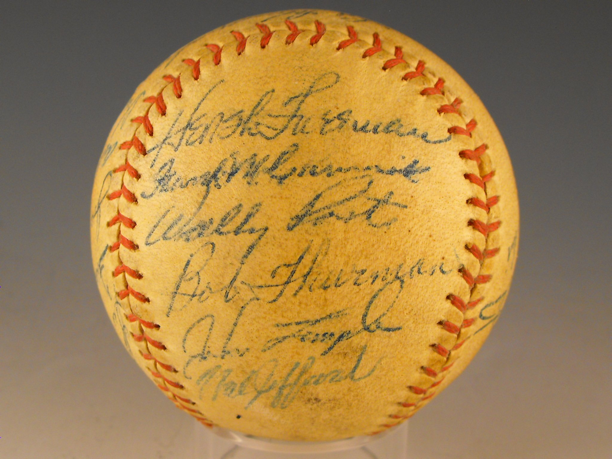 1956 Cincinnati Reds team-signed baseball