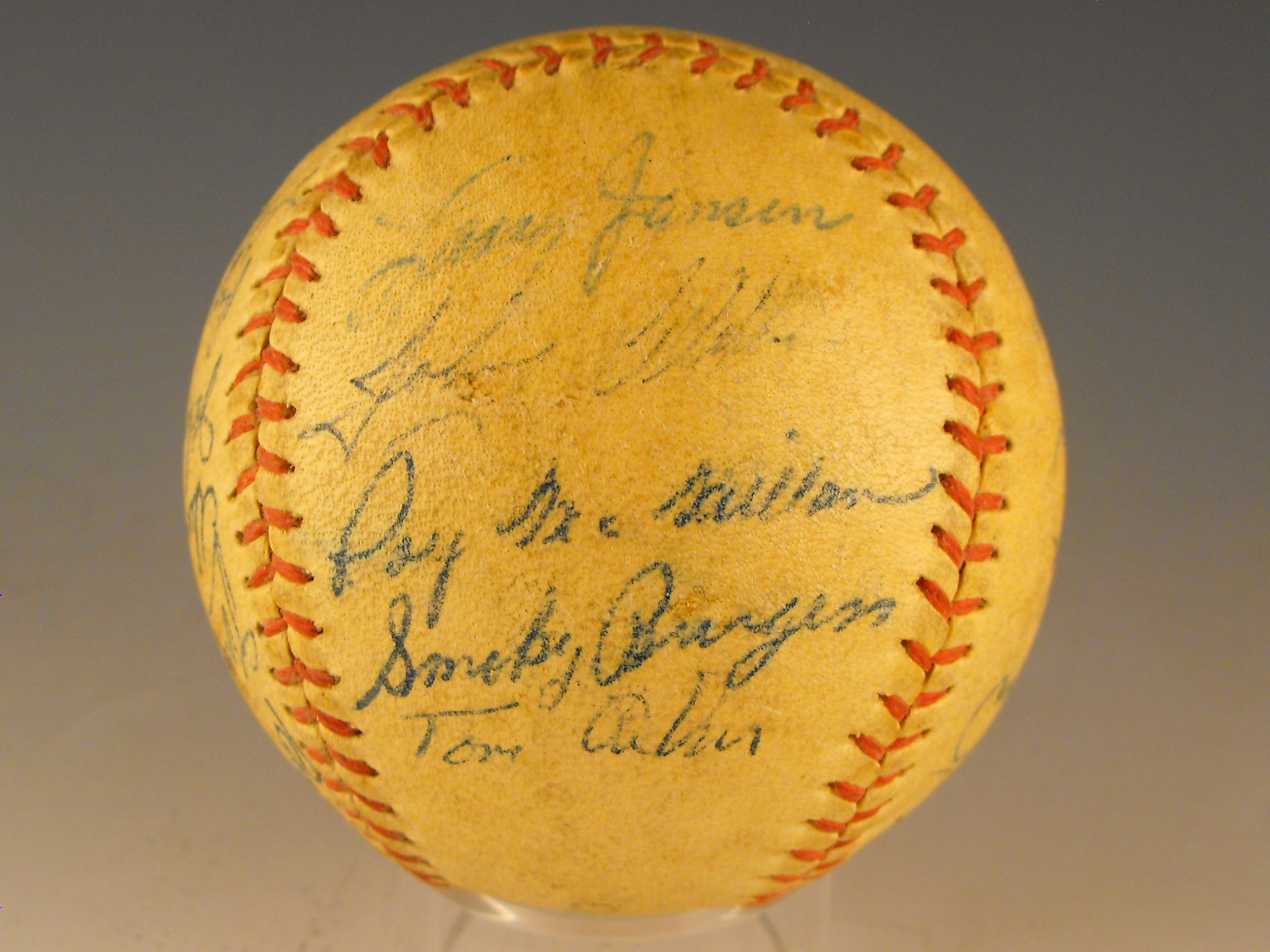 1956 Cincinnati Reds team-signed baseball