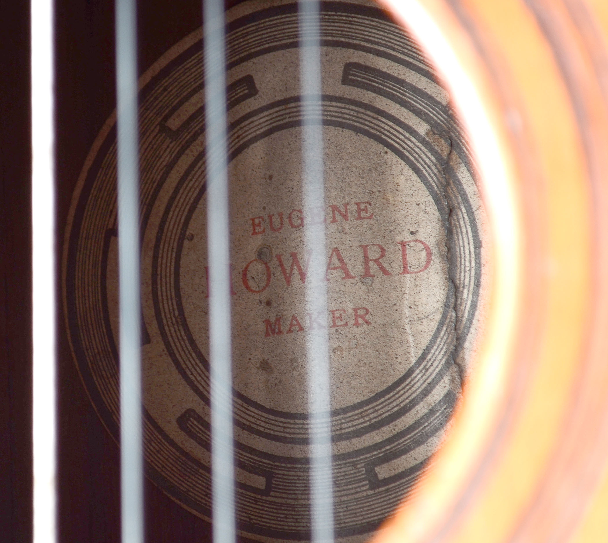 1910's Eugene Howard acoustic parlor guitar