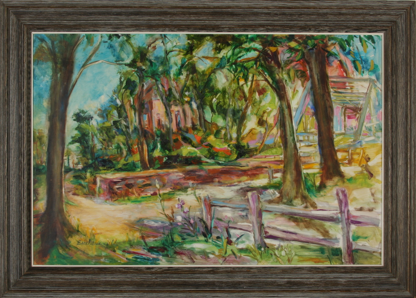 Ethel Lunenfeld Landscape Oil Painting