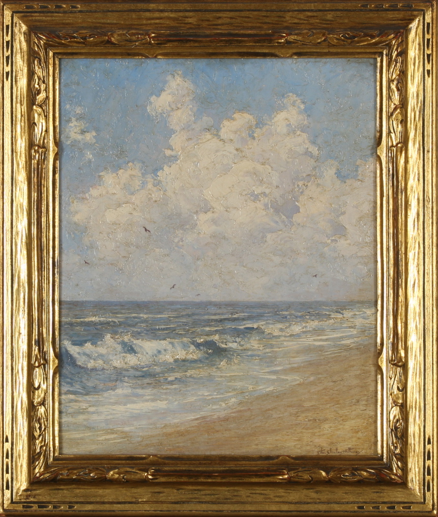 Edward Stratton Holloway oil on canvasboard seascape painting | EBTH