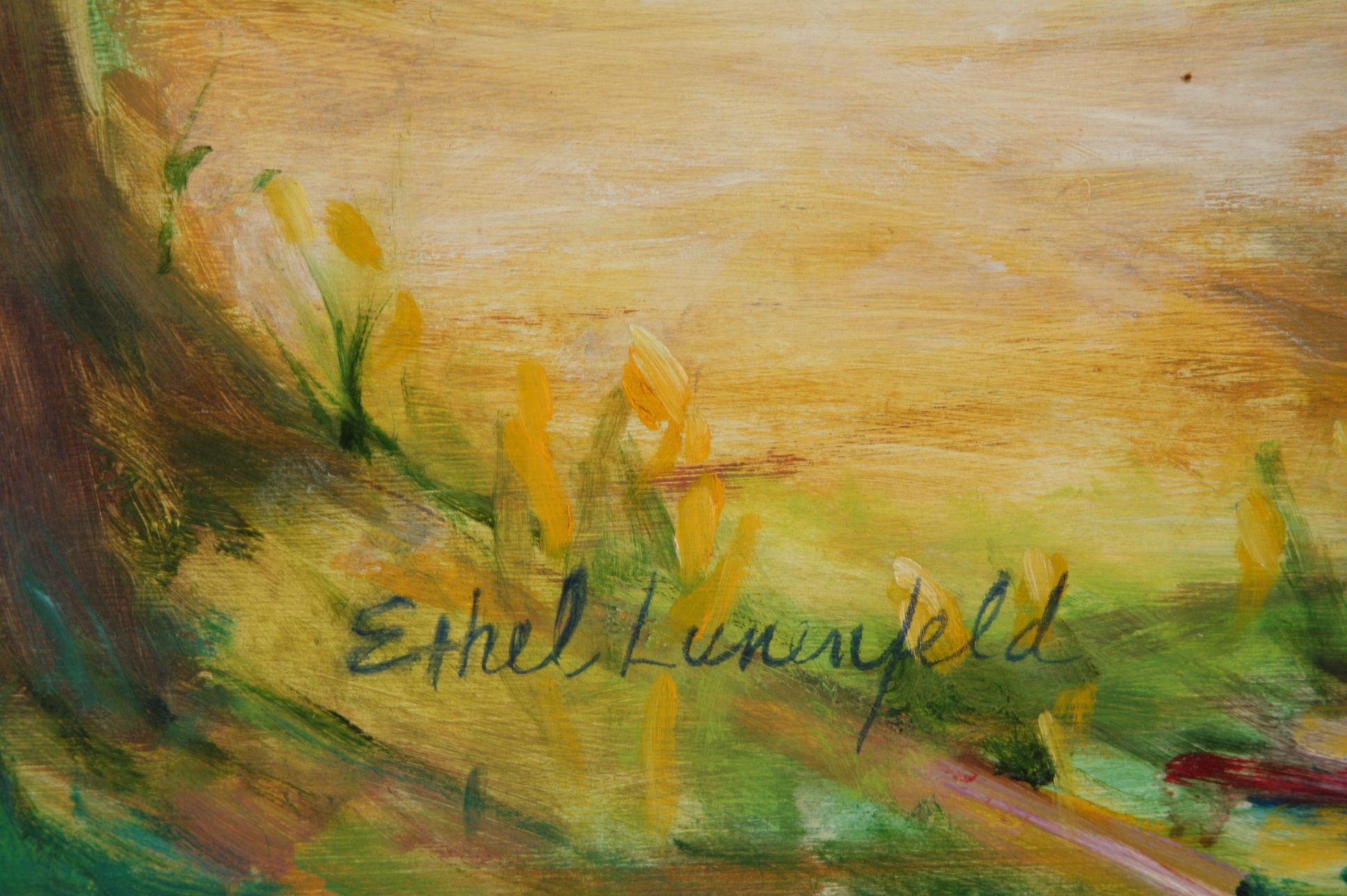 Ethel Lunenfeld Landscape Oil Painting