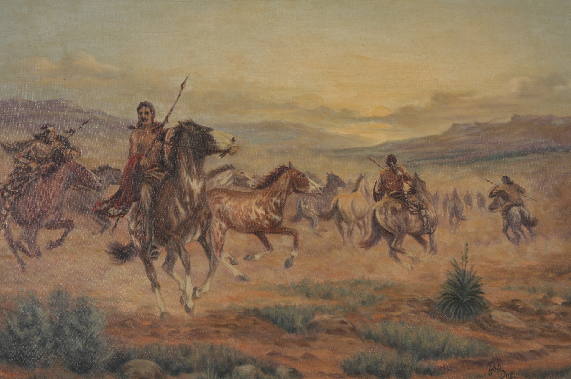 Original Oil Painting By Bob Day