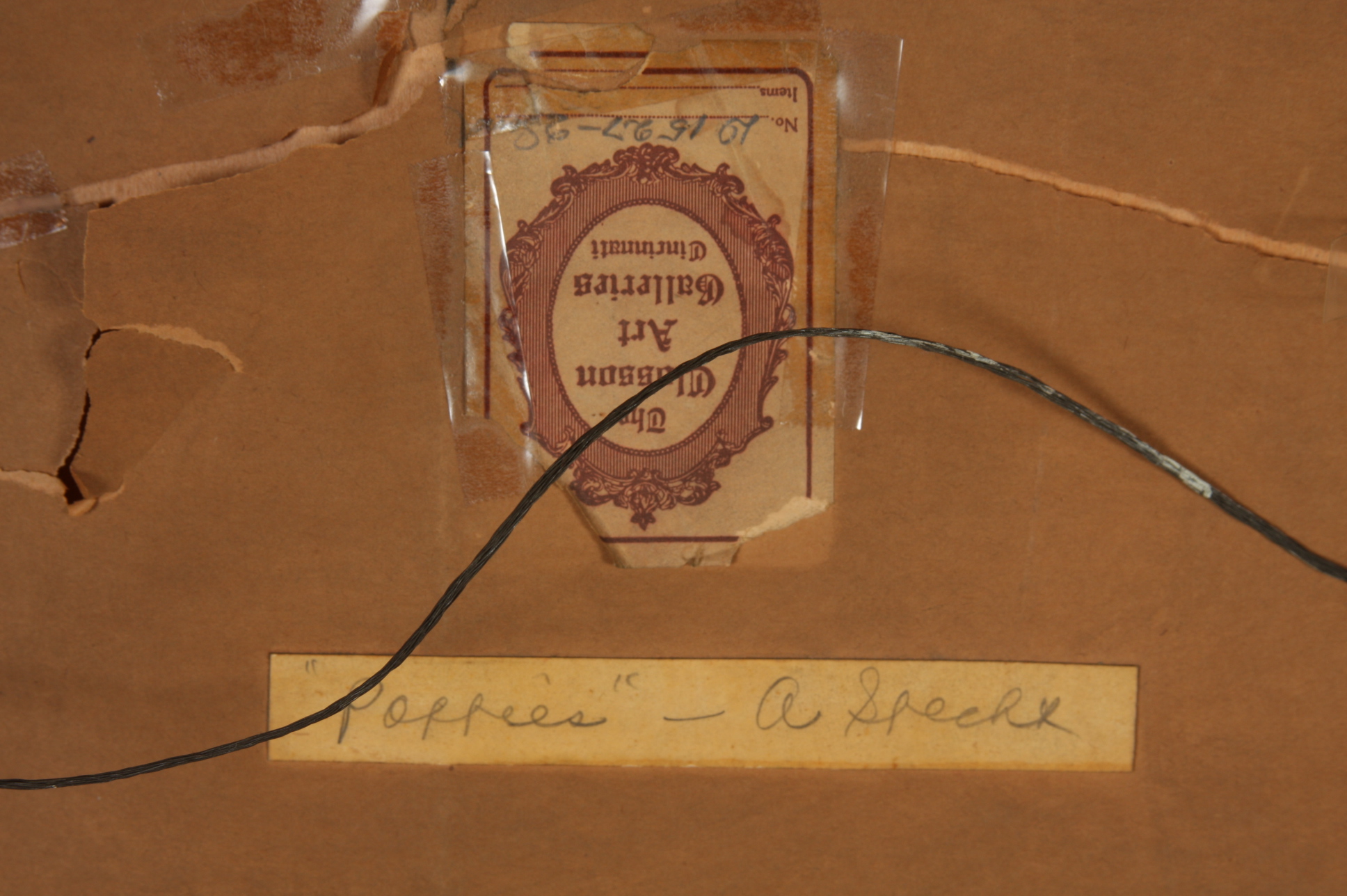 Oil Painting "Poppies" by A. Specht