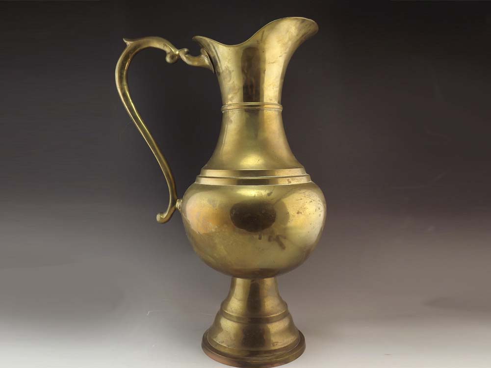 Indian Brass Ewer
