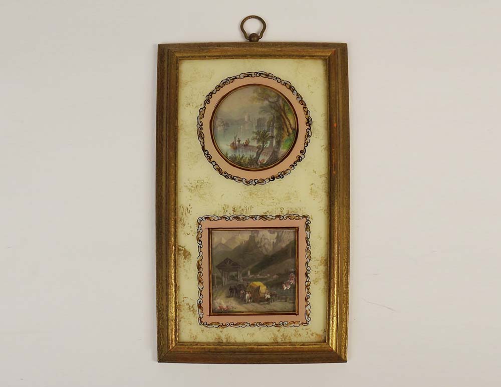 Vintage Sungott Hand Tinted Engravings