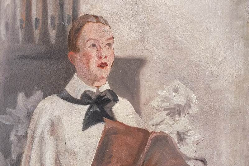 Kenneth Ozier Portrait painting 