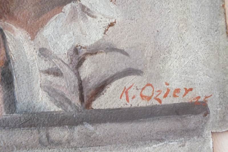 Kenneth Ozier Portrait painting 